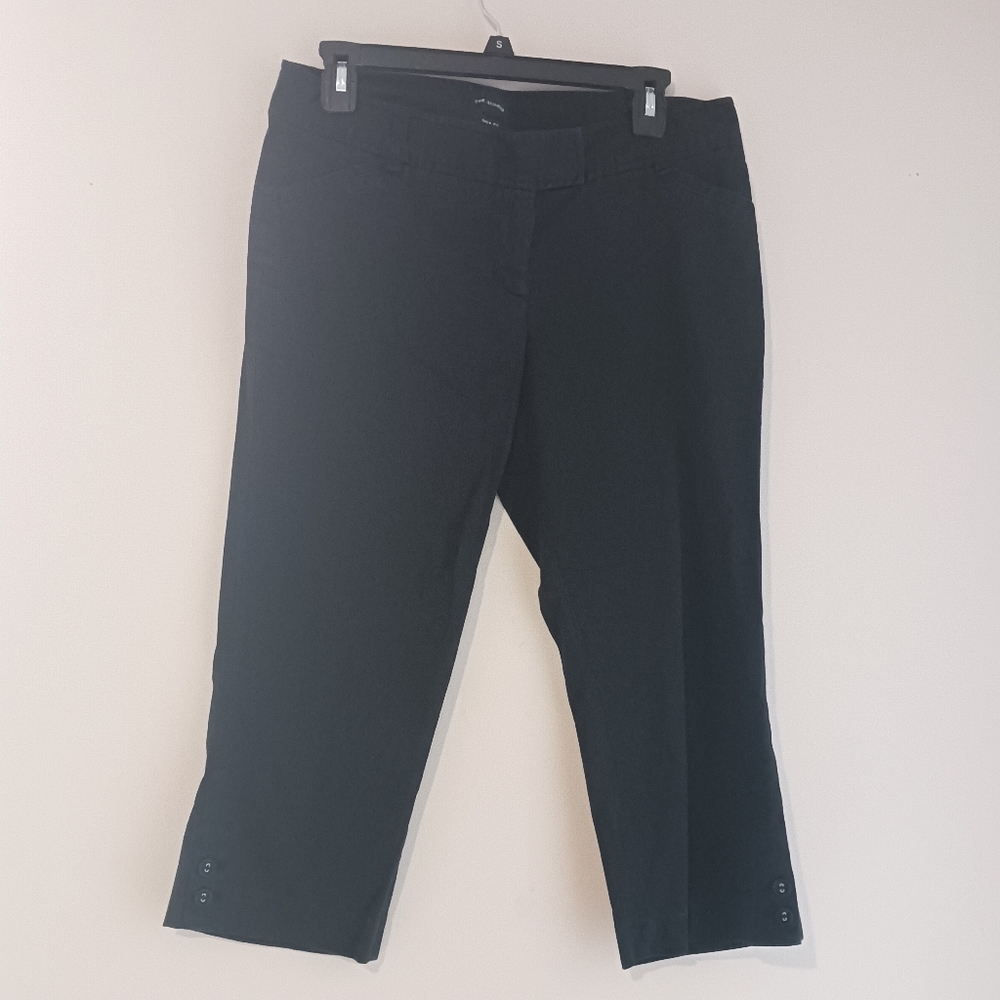 The Limited Black Dress Capri Pants Drew Fit